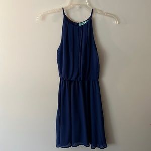 Blue Sleeveless Dress